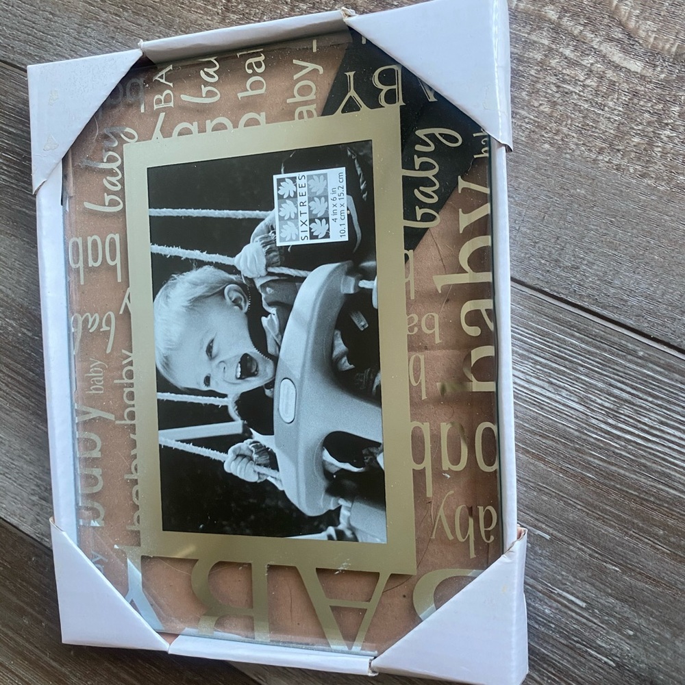 Baby glass frame
